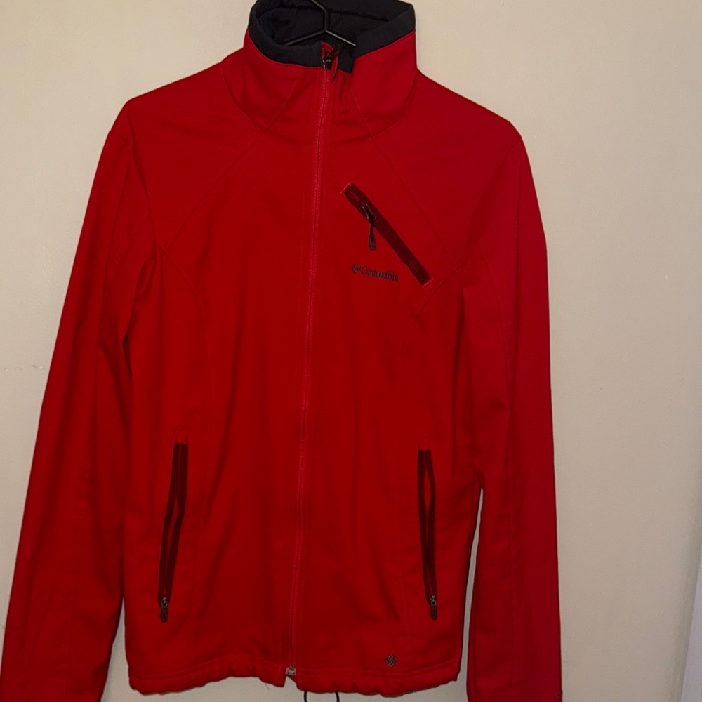 Columbia Red Softshell Jacket - image 1